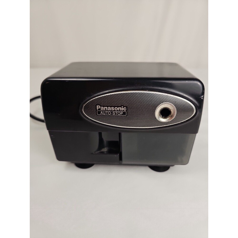 Vintage Panasonic KP-310 Electric Pencil Sharpener Black Tested Working